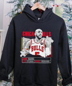 Jevon Carter number 5 Chicago Bulls basketball player pose paper gift hoodie, sweater, longsleeve, shirt v-neck, t-shirt