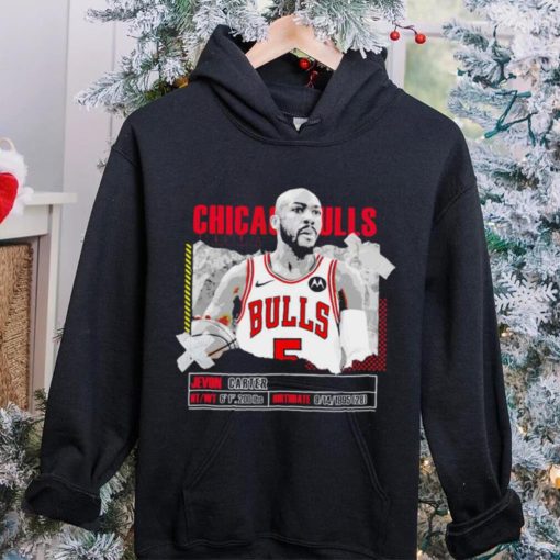 Jevon Carter number 5 Chicago Bulls basketball player pose paper gift hoodie, sweater, longsleeve, shirt v-neck, t-shirt