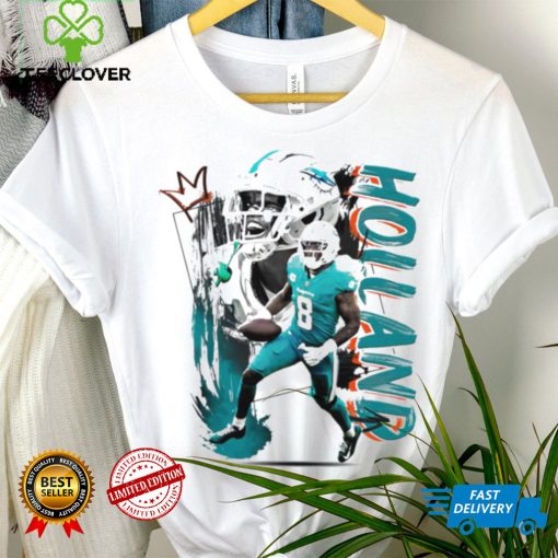 Jevon Holland number 8 Miami Dolphins football player pose poster shirt