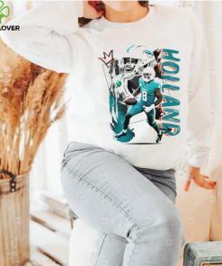 Jevon Holland number 8 Miami Dolphins football player pose poster shirt 4 Jevon Holland number 8 Miami Dolphins football player pose poster shirt