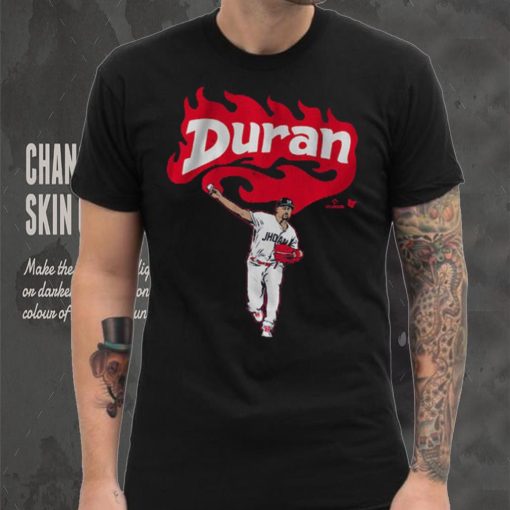 Jhoan Duran Flames Shirt