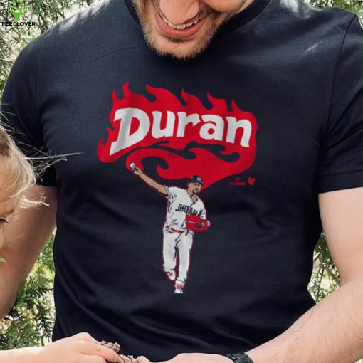 Jhoan Duran Flames Shirt