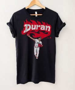 Jhoan Duran Flames Shirt