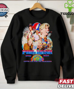 Jill Lesh Grateful Dead 1940 2024 thank you for the memories shirt