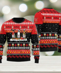 Jim Beam Christmas Ugly Sweater, Whiskey 3D Ugly Sweater Party, Holiday Woman Sweater