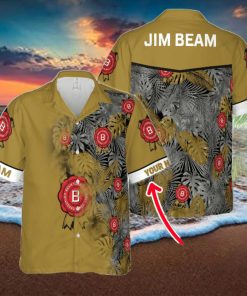 Jim Beam Custom Name Full Printed Classic Hawaiian Shirt