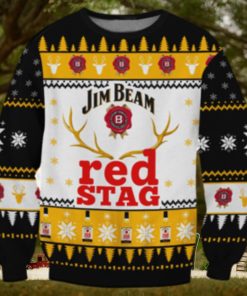 Jim Beam Red Stag Whiskey Ugly Sweater