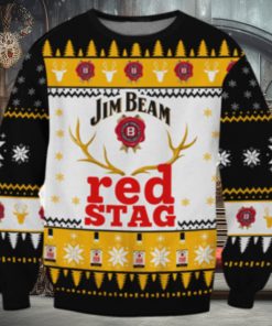 Jim Beam Red Stag Whiskey Ugly Sweater