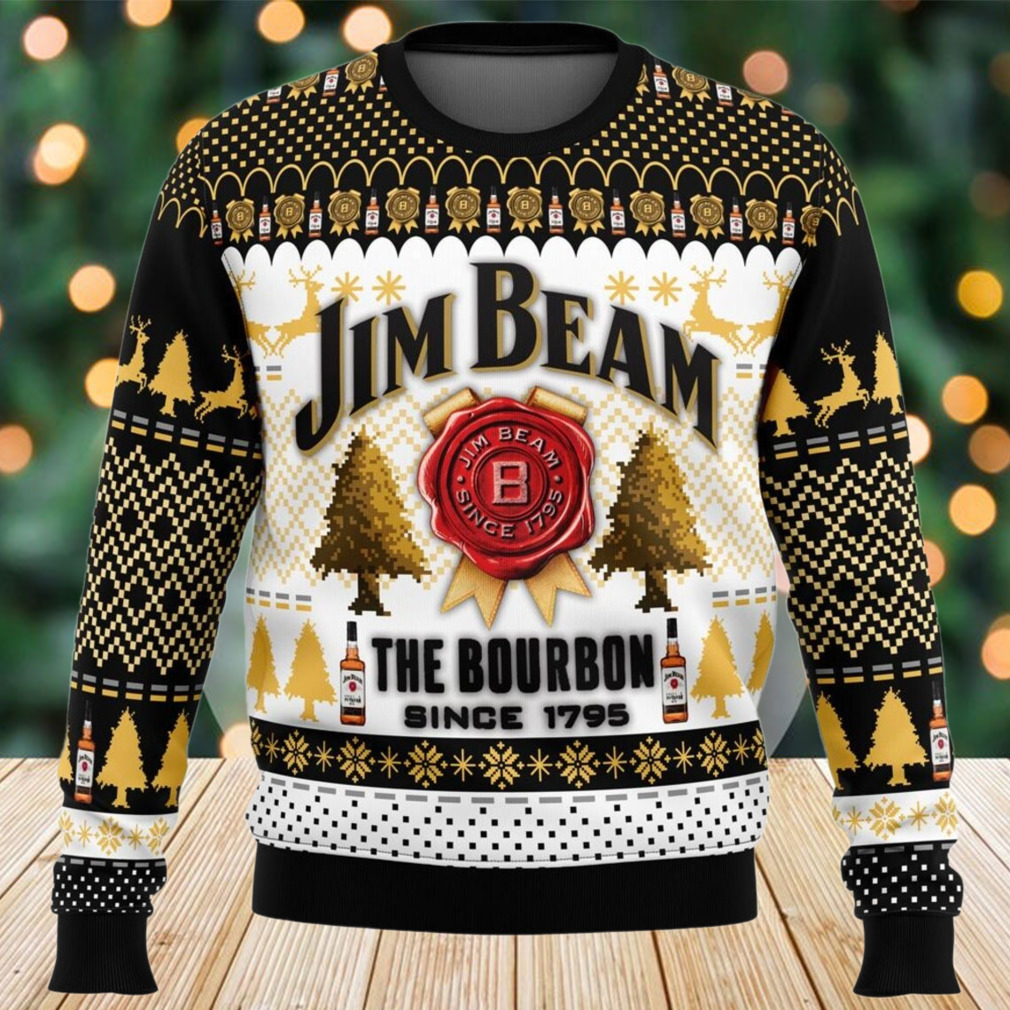 Jim Beam Sweater, Whiskey Ugly Christmas Sweater, Whiskey Lover Xmas Sweater, Alcoholic Beverage Sweater Jim Beam Sweater, Whiskey Ugly Christmas Sweater, Whiskey Lover Xmas Sweater, Alcoholic Beverage Sweater