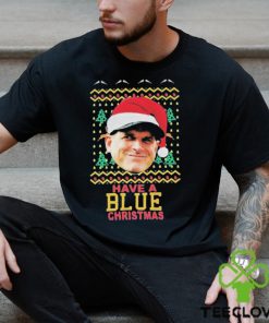 Jim Harbaugh Michigan Wolverines Have A Blue Christmas Ugly Sweater Shirt