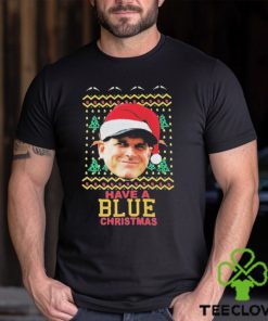 Jim Harbaugh Michigan Wolverines Have A Blue Christmas Ugly Sweater Shirt