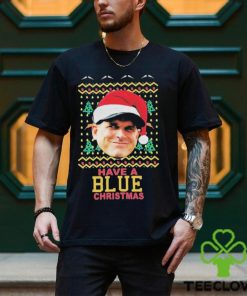 Jim Harbaugh Michigan Wolverines Have A Blue Christmas Ugly Sweater Shirt