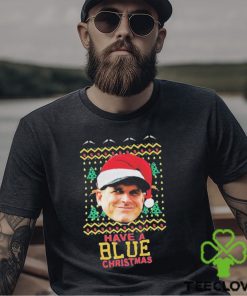 Jim Harbaugh Michigan Wolverines Have A Blue Christmas Ugly Sweater Shirt