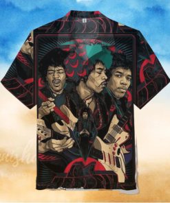 Jimi Hendrix Short Sleeve Hawaiian Shirt