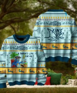 Jimmy Buffett Fins Up Ugly Christmas Sweater