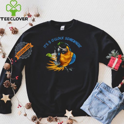 Jimmy Buffett Parrot it’s 5 o’clock somewhere hoodie, sweater, longsleeve, shirt v-neck, t-shirt