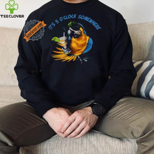 Jimmy Buffett Parrot it’s 5 o’clock somewhere hoodie, sweater, longsleeve, shirt v-neck, t-shirt