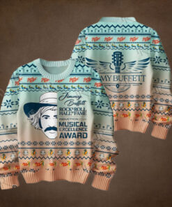 Jimmy Buffett Rock & Roll Hall Of Fame Induction 2024 Musical Excellence Award Sweater1