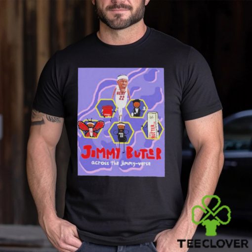 Jimmy Butler Across The Jimmy Verse Spider Man Style T Shirt