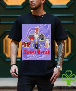 Jimmy Butler Across The Jimmy Verse Spider Man Style T Shirt