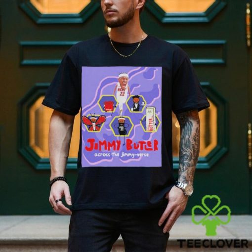 Jimmy Butler Across The Jimmy Verse Spider Man Style T Shirt