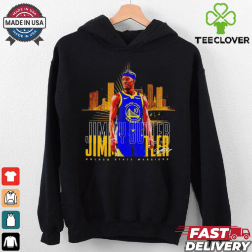 Jimmy Butler Golden State Warriors skyline signature shirt