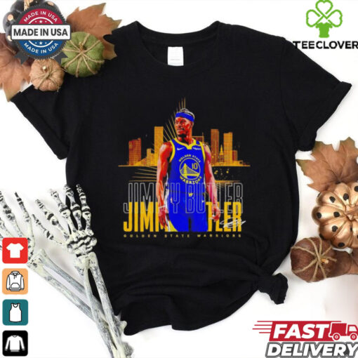 Jimmy Butler Golden State Warriors skyline signature shirt