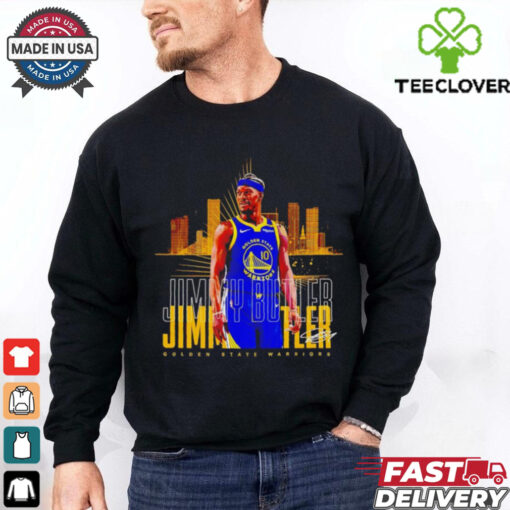 Jimmy Butler Golden State Warriors skyline signature shirt