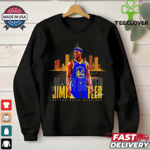 Jimmy Butler Golden State Warriors skyline signature shirt