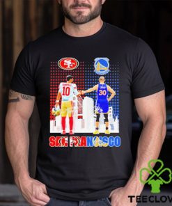 Jimmy Garoppolo And Stephen Curry San Francisco City Skyline Signatures Shirt