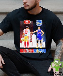 Jimmy Garoppolo And Stephen Curry San Francisco City Skyline Signatures Shirt