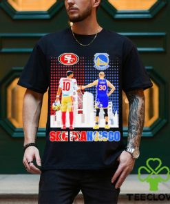 Jimmy Garoppolo And Stephen Curry San Francisco City Skyline Signatures Shirt