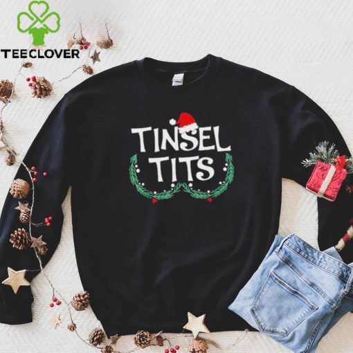 Jingle Balls Tinsel Tits Couples Christmas Matching Couple Shirt