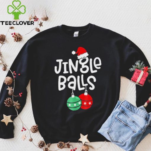 Jingle Balls Tinsel Tits Matching Christmas Couples Shirt