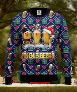 Jingle Beer Ugly Christmas Sweater 3D Gift For Men And Women