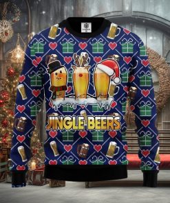 Jingle Beer Ugly Christmas Sweater 3D Gift For Men And Women