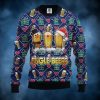 Beers Christmas Spirit Ugly Christmas Sweater, Faux Wool Sweater, International Beer Day, Gifts For Beer Lovers, Best Christmas Gifts For 2022 – Prinvity