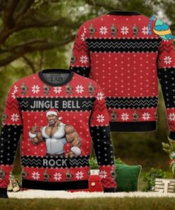 Jingle Bell Rock The Rock Ugly Christmas Sweater
