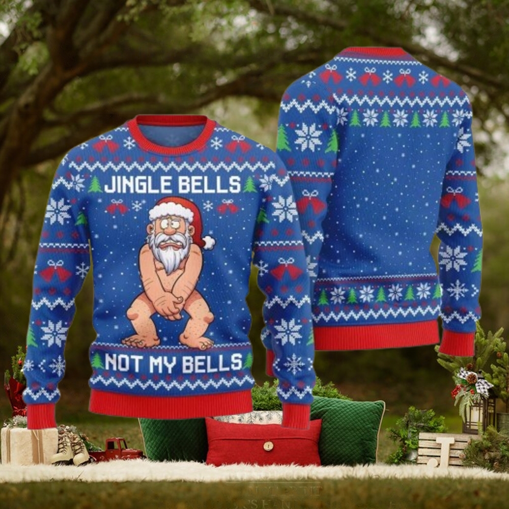 Jingle Bells Santa Naughty Christmas Sweater Jingle Bells Santa Naughty Christmas Sweater