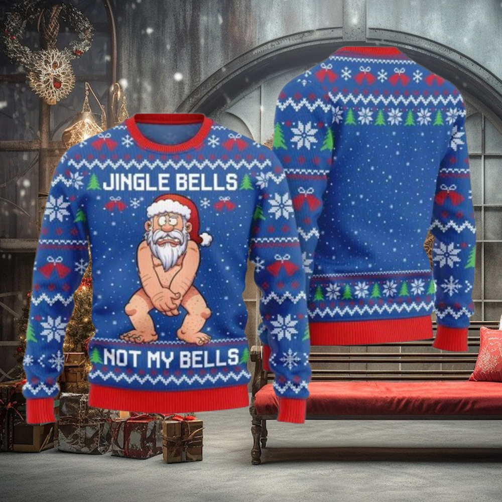 Jingle Bells Santa Naughty Christmas Sweater Jingle Bells Santa Naughty Christmas Sweater