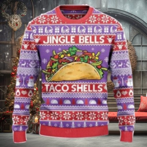 Jingle Bells Taco Shells Christmas Sweater