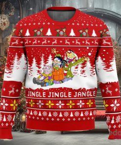 Jingle Jingle Jangle Ed Edd n Eddy 3D Ugly Christmas Sweater Christmas Gift Ideas Party Gift