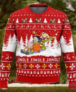Jingle Jingle Jangle Ed Edd n Eddy 3D Ugly Christmas Sweater Christmas Gift Ideas Party Gift