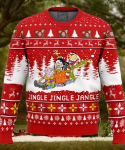 Jingle Jingle Jangle Ed Edd n Eddy Ugly Christmas Sweater