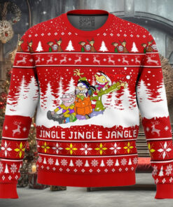 Jingle Jingle Jangle Ed Edd n Eddy Ugly Christmas Sweater