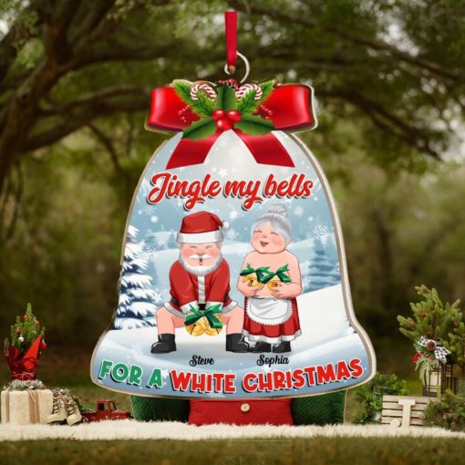 Jingle My Bells, Personalized Couple Ornament, Christmas Gifts For Couple