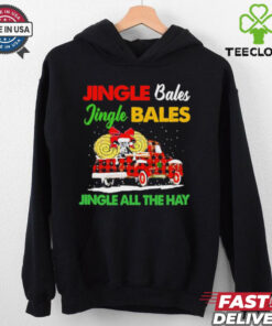 Jingle bales jingle bales jingle all the hay christmas shirt
