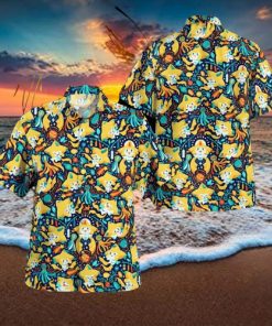 Jirachi PoKeMon Combo Hawaiian Shirt And Shorts Best For Men And Women Holidays 1 Jirachi PoKeMon Combo Hawaiian Shirt And Shorts Best For Men And Women Holidays
