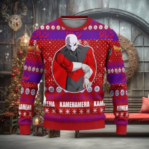 Jiren Anime Ugly Christmas Sweater 3D Gift For Men And Women Dragon Ball Z Xmas Gift