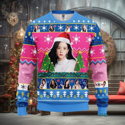 Jisoo Black Pink Thanksgiving Women Mens Ugly Christmas Sweater